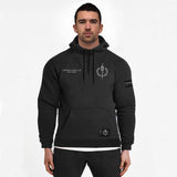 //03-SP1 | Shadow Ops Half Zip Hoodie - Onyx (Oversized - Fully Customizable) - Spartathletics