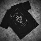 //03-SP1 | Shadow Ops T-Shirt - Onyx "No Fear, Only Bravery" (Oversized) - Spartathletics