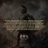 Nemesis T-Shirt - Burgundy x Gold (Brasidas)