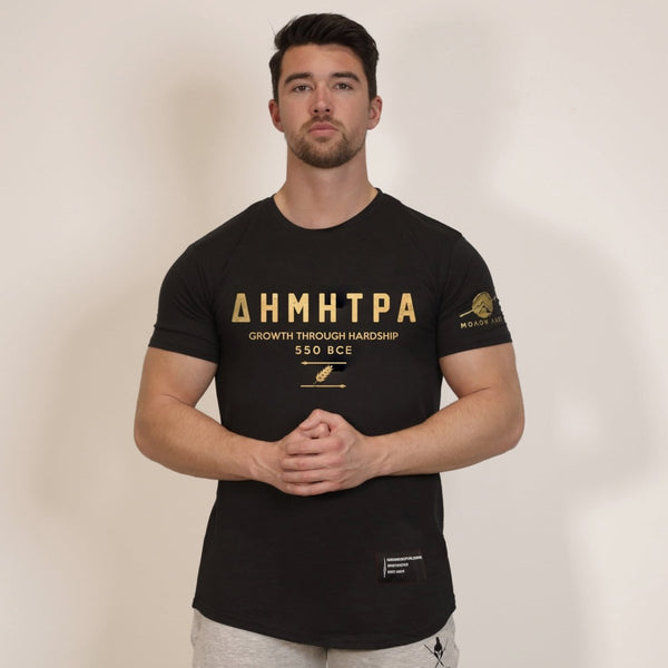 Nemesis T-Shirt - Onyx x Gold (Demeter) - Spartathletics